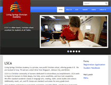 Tablet Screenshot of livingspringstn.com